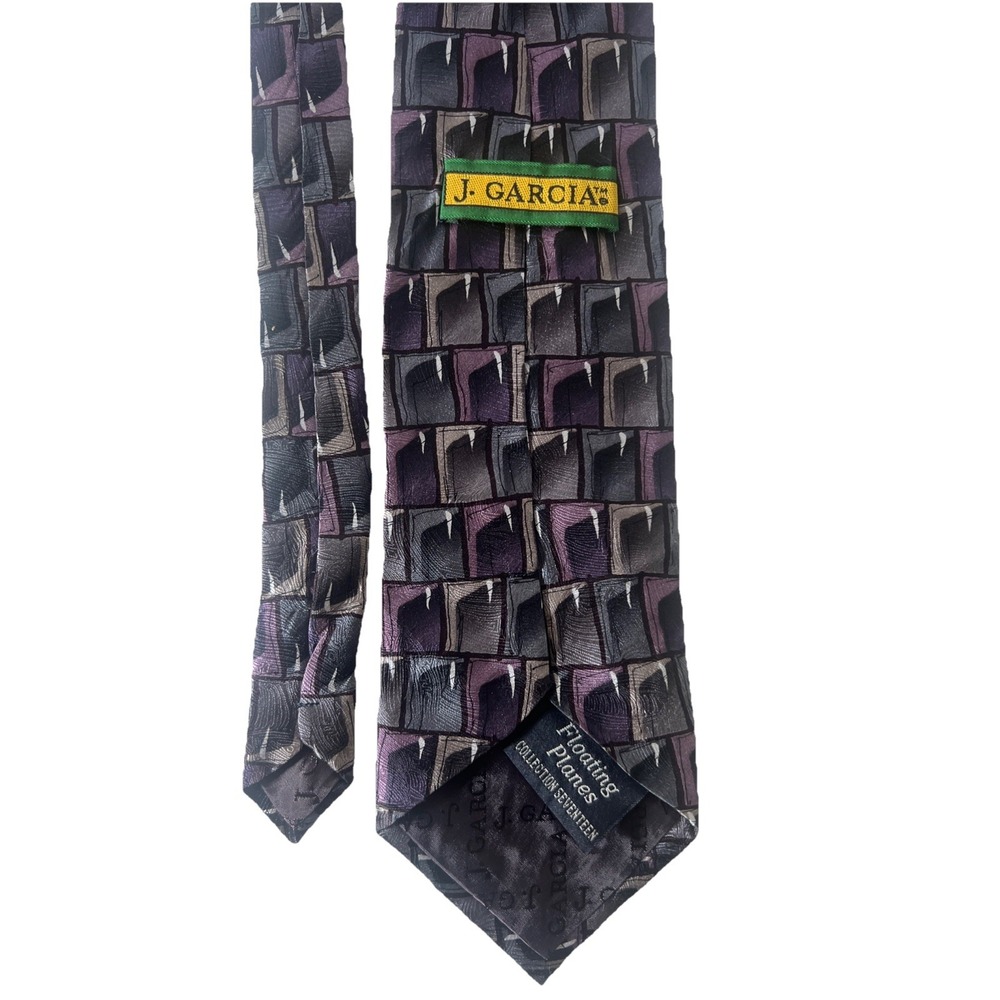 J. Garcia Men's Floating Planes Collection‎ Seventeen Silk Neck Tie 1996